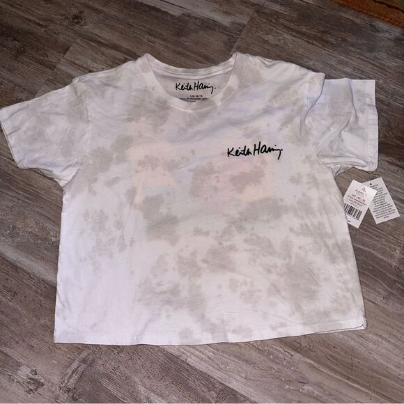 KEITH Haring Pop Shop Art T-Shirt Windsurfer short sleeve T size l - Picture 2 of 5